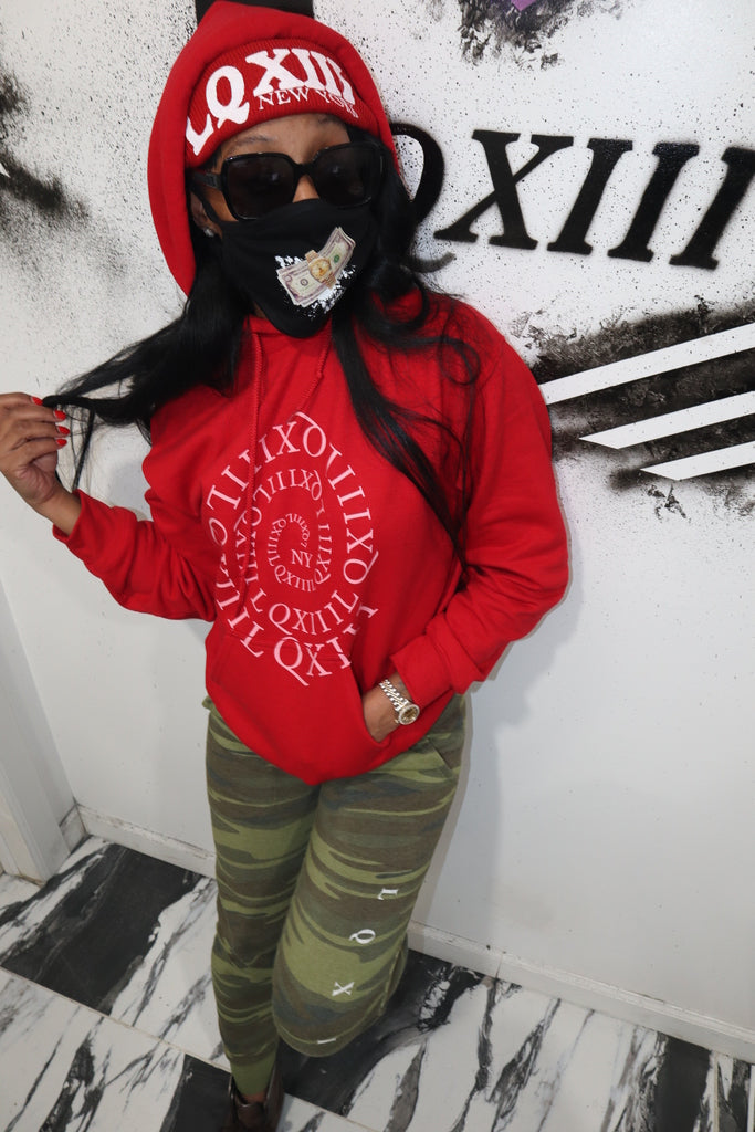 LQXIII NYC Ruby Red Hoodie