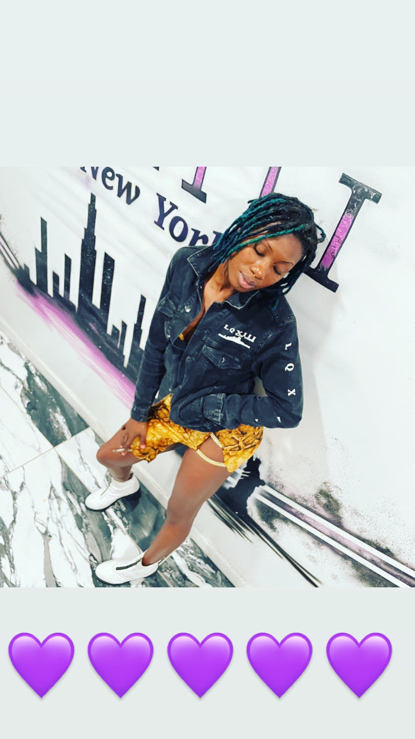 LQXIII Glow in the Black Denim