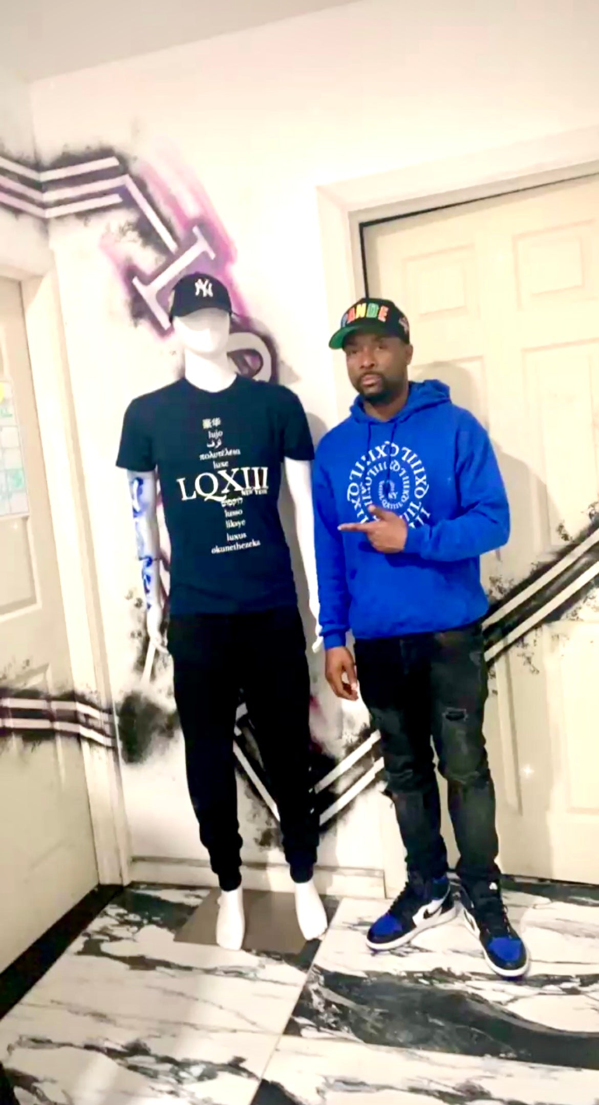 LQXIII Tornado Cobalt Blue Hoodie