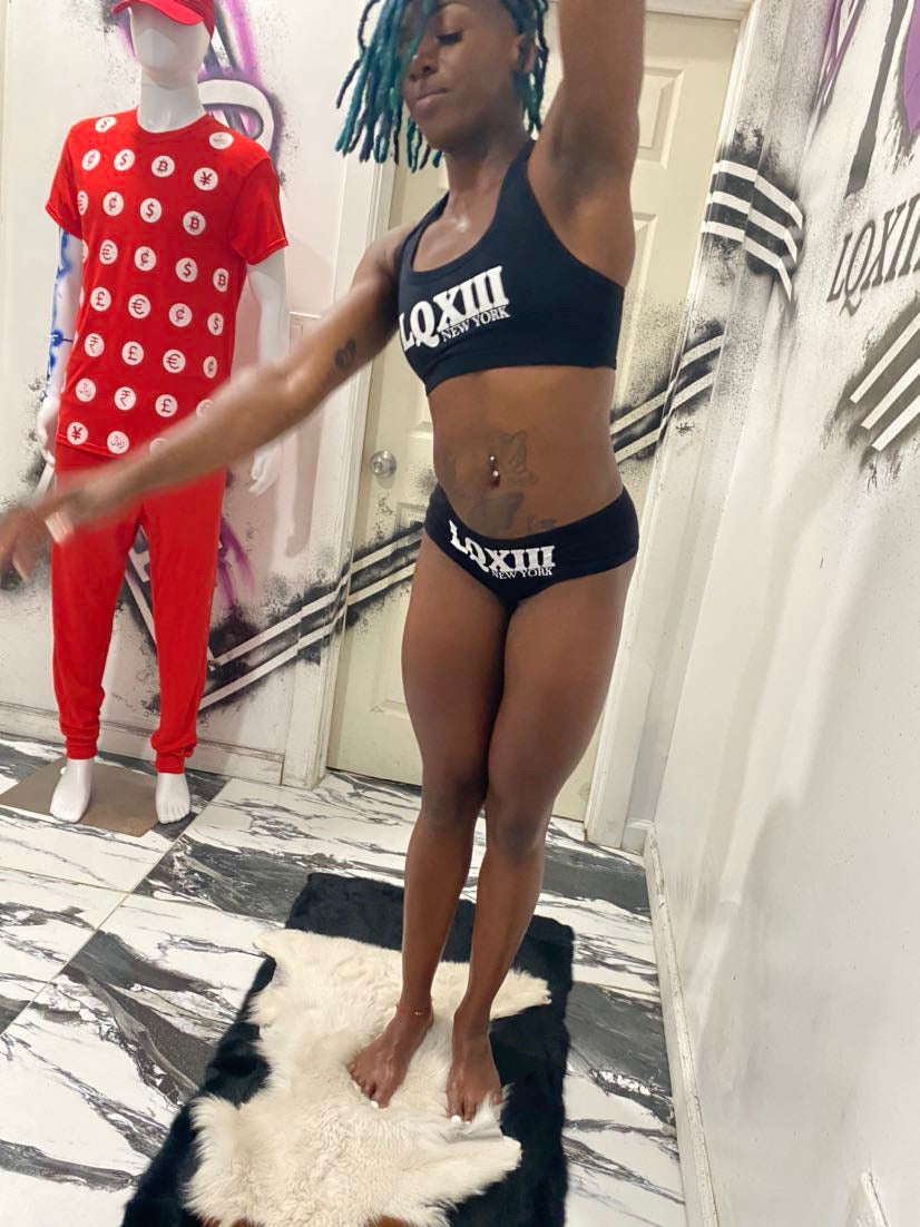 LQXIII Bralette Black