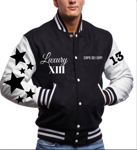 LQXIII Luxury Letterman Varsity Jacket  XS-5XL