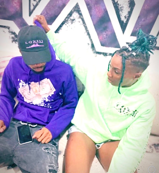 LQXIII Mint Cheetah Hoodie