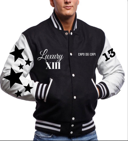 LQXIII Luxury Letterman Varsity Jacket XS-5XL